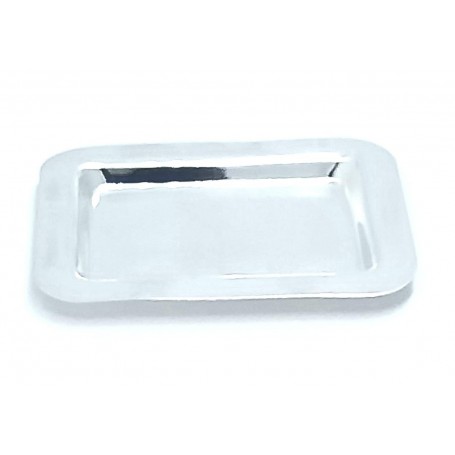 Bandejita Plata Rectangular Brillo