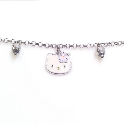 Pulsera Plata Hello Kitty