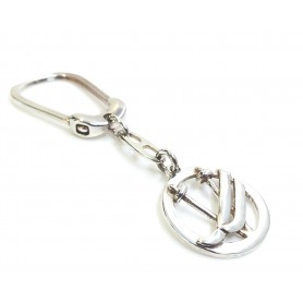 Llavero Plata Esquí