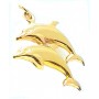 COLGANTE ORO DELFIN DOBLE