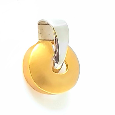 COLGANTE ORO BICOLOR