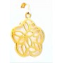 COLGANTE ORO FLOR CALADA