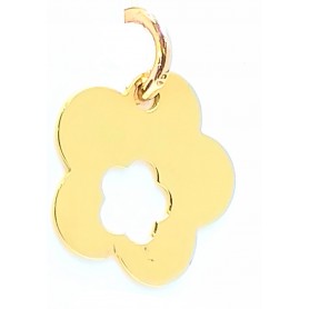 COLGANTE ORO FLOR CALADA