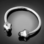 Pulsera Torque Plata y Azabache