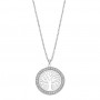 |LS2181-1-1|Pendant Lotus Style Steel - Montero Jewelry