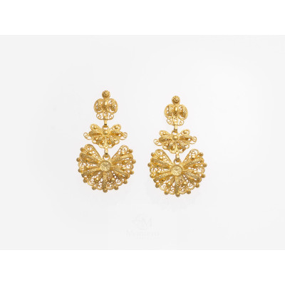 Silver Gold Earrings