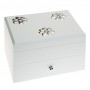 Caja Joyero Blanco Flores