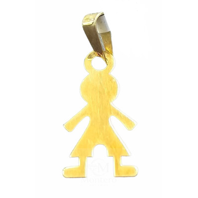 Colgante Oro Silueta Niño