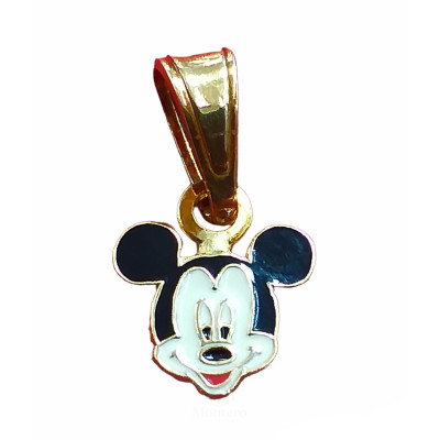 Colgante Oro Mickey Esmalte