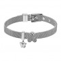 Pulsera Acero Lotus Mariposa