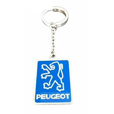 Llavero Plata Marca PEUGEOT