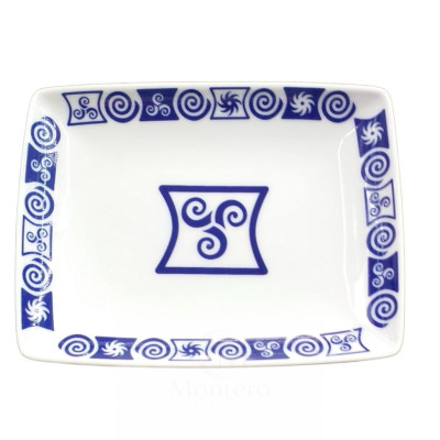 Bandejita Porcelana Decorado Celta - Montero Regalos