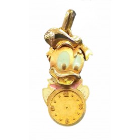Colgante Oro Disney Hora Reloj