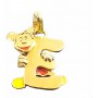 Colgante Oro Mickey Esmalte Letra E