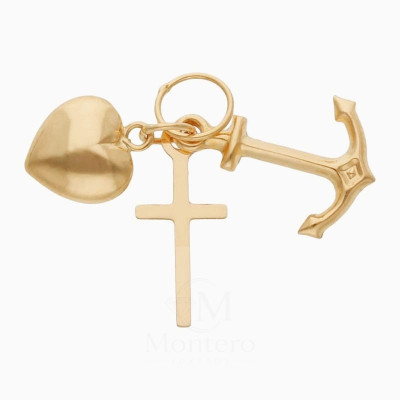 Colgante Oro Tres Virtudes