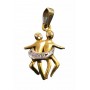 Colgante Oro Pareja o Signo Zodiaco Geminis