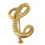 Broche Solapa Oro Inicial Letra C