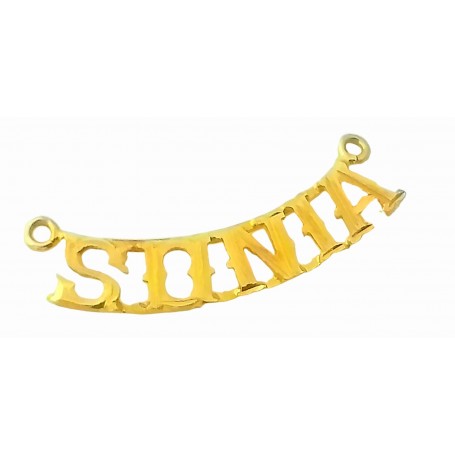 Colgante Oro Nombre SONIA