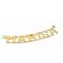 Name Gold Pendant- Montero Jewelers