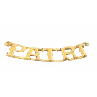 Colgante Oro Nombre PATRI