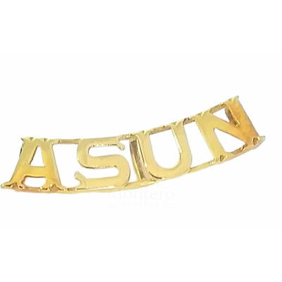 Name Gold Pendant- Montero Jewelers