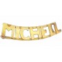 Name Gold Pendant- Montero Jewelers