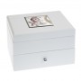Caja Joyero Blanco Cajon Unicornio