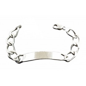 Engravable Silver Bracelet