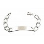 Pulsera Plata Esclava Chapa para Grabar
