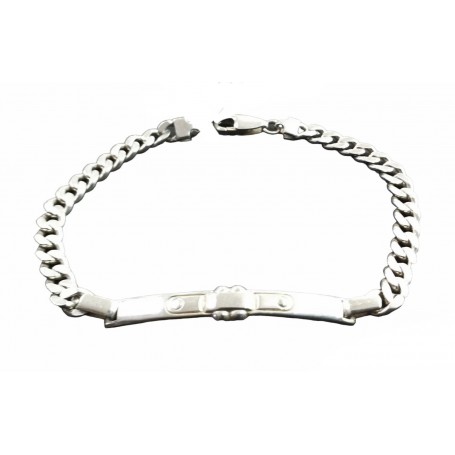 Engravable Silver Bracelet