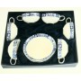 Set Desayuno Domo Porcelana Decorado Celta