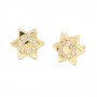 PENDIENTES ORO ESTRELLA CON CIRCONITAS 7.2MM