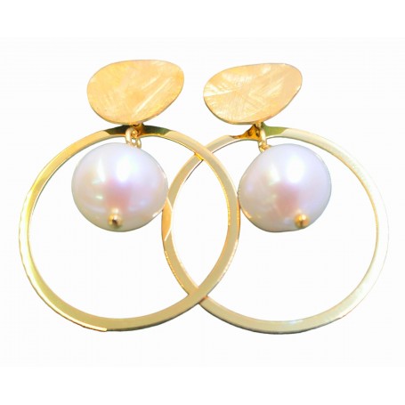 Soara Gold Plated Silver Earrings
