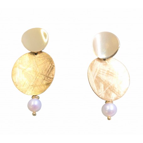 Soara Gold Plated Silver Earrings