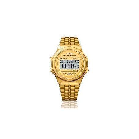 RELOJ CASIO DIGITAL REDONDO A171WEMG-9AEF
