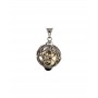 Azabache Jet Silver Pendant