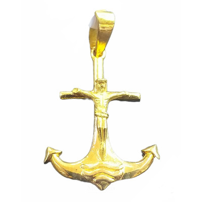 Cruz Oro Marinera Ancla