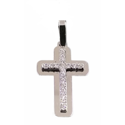 Cruz Oro Blanco Circonitas