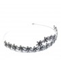 Tiara Plata Flores Marcasitas - Montero Regalos