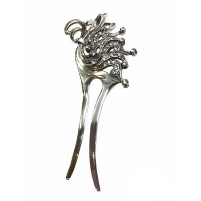 Peineta Plata y Marcasitas