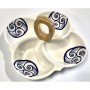 Entremesero Porcelana Decorado Celta