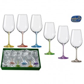 Set Wine Crystal Color
