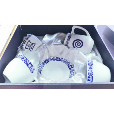 Set Desayuno - Te Volare Porcelana Decorado Celta