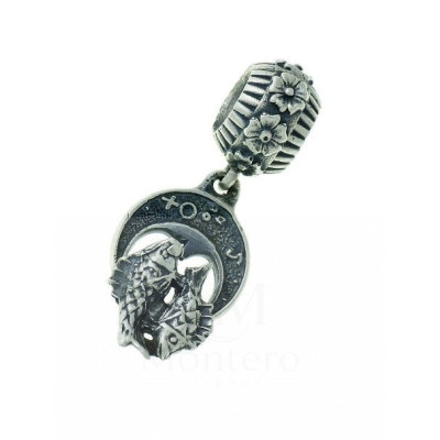 Colgante Abalorio Plata Zares Horoscopo Piscis