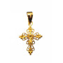 Cruz Oro Calada con Cristo