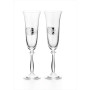 Wedding Anniversary Cristal Flutes