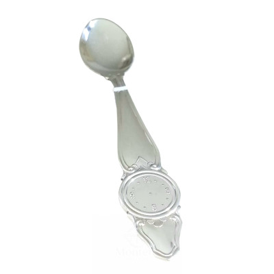 silver baby spoon