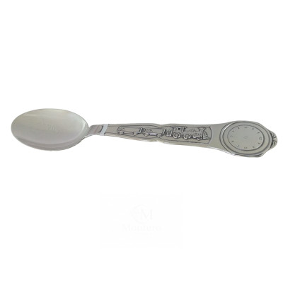 silver baby spoon