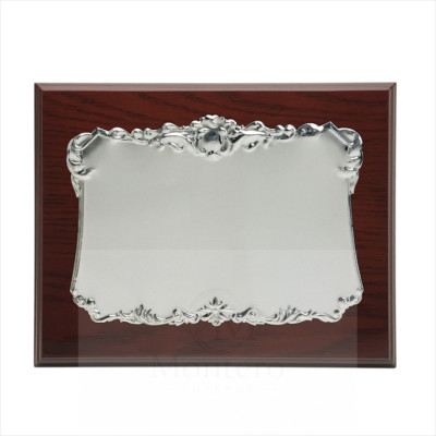 Bilaminated Silver Plaque