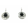 Azabache Jet Silver Earrings